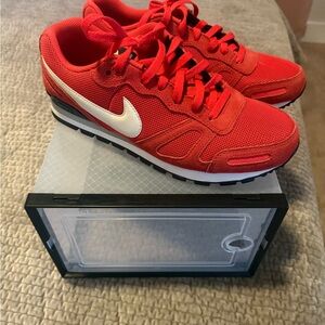 Nike Red and White Athletic Shoes